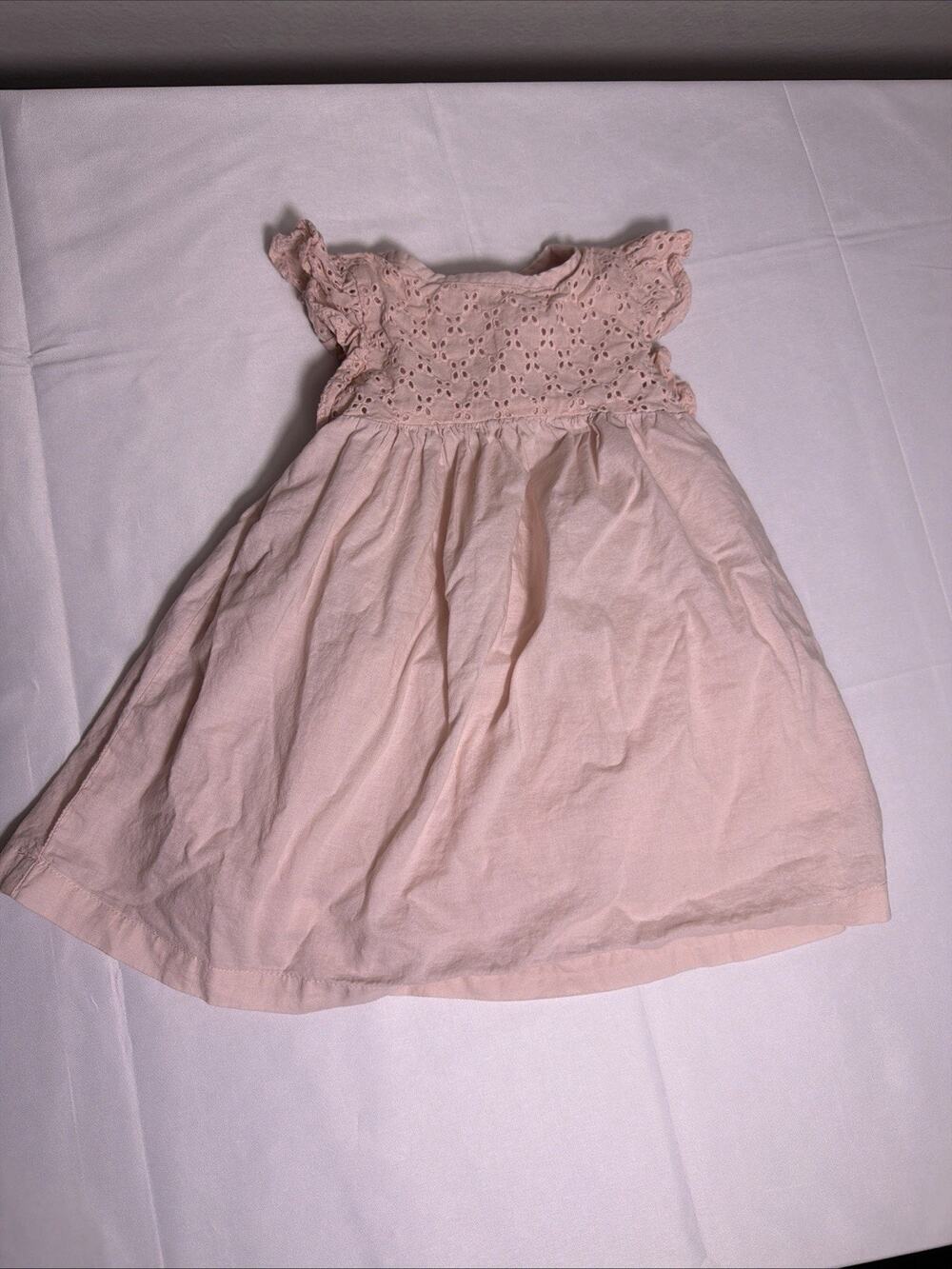 Carters Baby Girls Size 12months Light Pink Dress